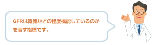 腎機能を評価するGFR値って何?