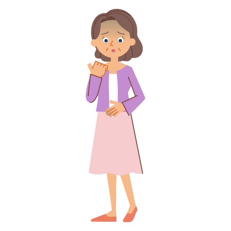 顔色や唇、爪が蒼白になる